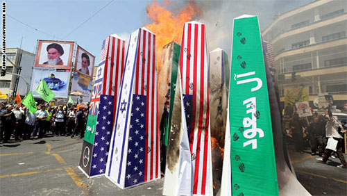 Día Internacional de Al Quds “Muerte a Israel, muerte a EEUU y muerte a Al Saud” en el Día de Al Quds